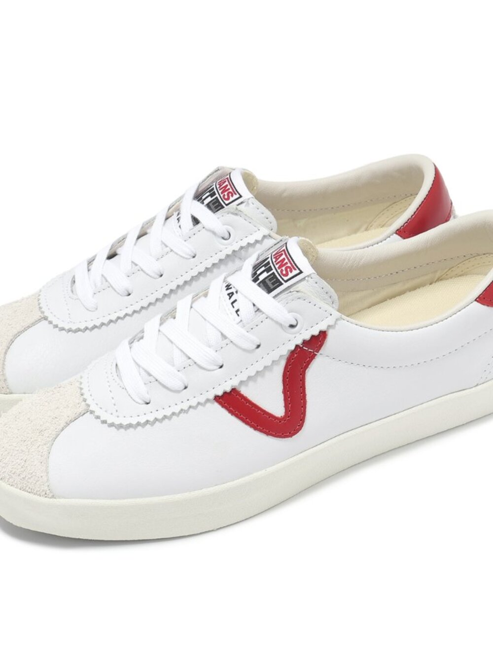 Vans LX Sport Low 73 Red White Mens Sneakers Shoes Men's Size 11.5 W 13